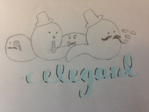 C. elegans graphic/cartoon